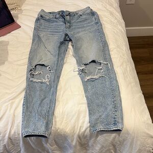 American Eagle Outfitters Faded Blue Denim Jeans